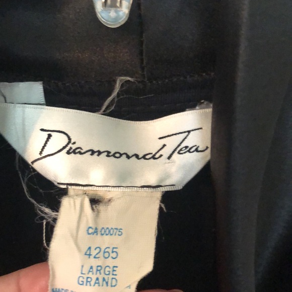 Vintage Diamond Tea Velvet Evening Jacket - Picture 2 of 7